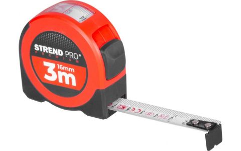Meter Strend Pro Premium RW3016W, 3 m, 16 mm, zvinovací, s okienkom