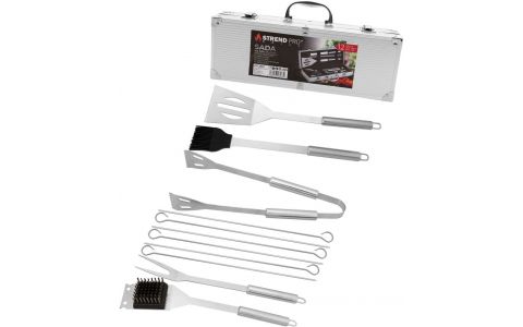 Sada náradia Strend Pro Grill, na opekanie, 12-dielna, v kufríku