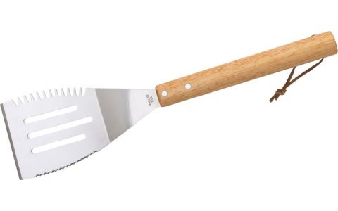 Obracačka Strend Pro Grill, na grilovanie, nerez, s drevenou rúčkou, 41 cm
