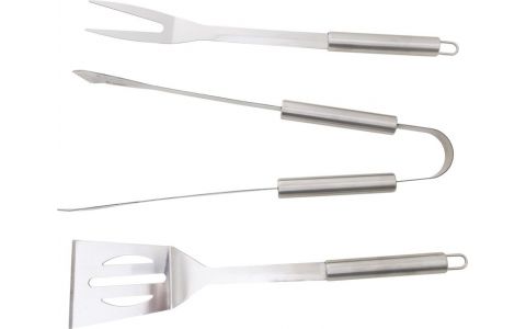 Sada náradia Strend Pro Grill, na grilovanie a opekanie, nerez, 3-dielna