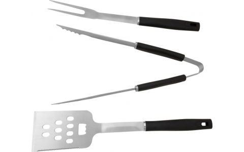 Sada náradia Strend Pro Grill, na grilovanie a opekanie, nerez, 3-dielna