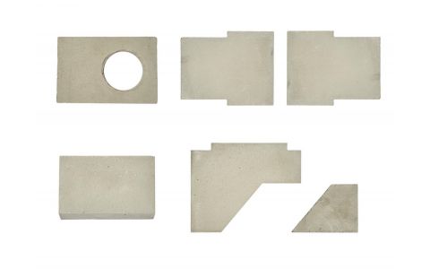 Sada šamotových tehál na Thalia Ewa, 5,3 kW, 120 mm,