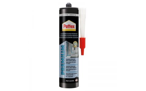 Silikón Pattex Premium, sanitárny, manhattan, 310 ml Silikón Pattex Premium, sanitárny, manhattan, 310 ml