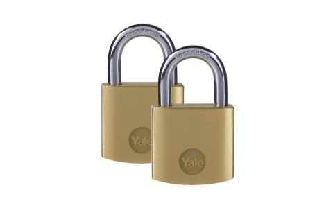 Zámok Yale Y110B/40/122/2, Standard Security, visiaci, 40 mm, zjednotené 2 zámky s 3 kľúčami Zámok Yale Y110B/40/122/2, Standard Security, visiaci, 40 mm, zjednotené 2 zámky s 3 kľúčami
