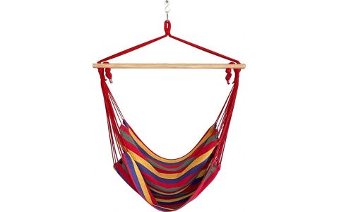 Kreslo CARNER, hojdacie, záhradné, bavlna, max. 150 kg, 100x50 cm Kreslo CARNER, hojdacie, záhradné, bavlna, max. 150 kg, 100x50 cm