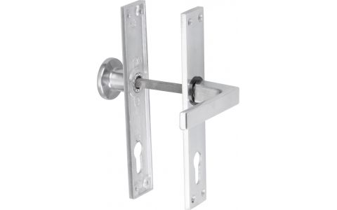 Kľučka KOMAS, s guľovým štítkom, 72 mm