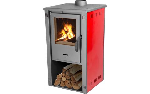 Kachle Thalia Pella S, červené, 5,4 kW Kachle Thalia Pella S, červené, 5,4 kW