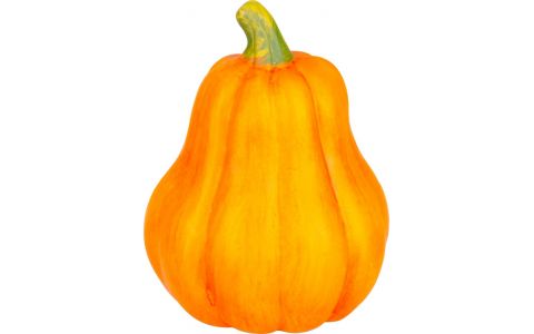 Dekorácia MagicHome Nature, Tekvica, oranžová, terakota, 7,5x7,5x10 cm