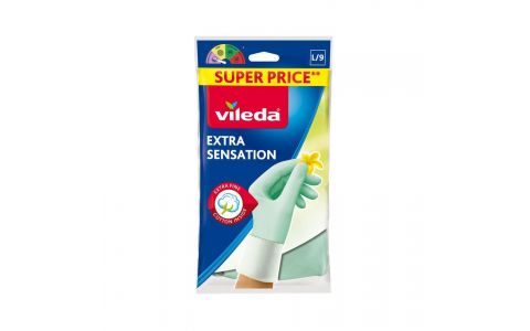 Rukavice Vileda Extra Sensation, L