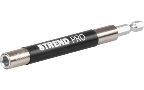 Držiak bitov Strend Pro, 120 mm, 1/4", magnetický, nádstavec