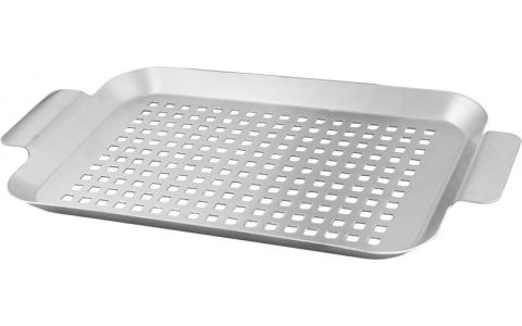 Plech Strend Pro Grill, na grilovanie, nerez, 34x18,5x2 cm