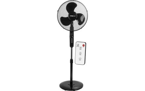 Ventilátor Strend Pro, stojanový, s diaľkovým ovládaním, 40 cm, 45 W