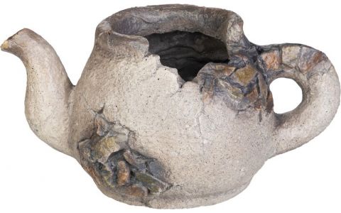 Dekorácia MagicHome, Črepník - kvetináč, mozaika, keramika, 23,5x40x20,5 cm