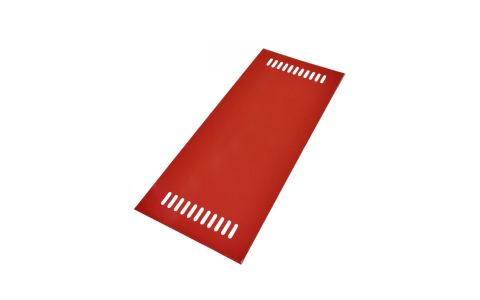 Bočný plech červený na kachle Okta M, náhradné