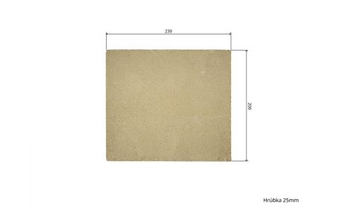 Šamot 23 x 20 x 2,5