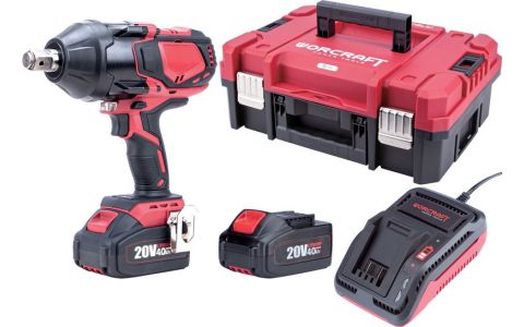 Set Worcraft XCUBE007 ShareSYS Toolbox, uťahovák CIW-S20LiB-1800, 2x 4.0 Ah akumulátor, 1x nabíjačka