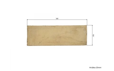 Šamot 30 x 10 x 2,5