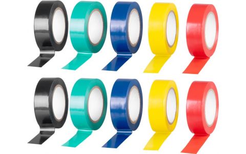 Páska Strend Pro, 19 mm, L-10 m, PVC, max. 80°C, 600V, izolačná, rôzne farby, lepiaca, bal. 10 ks Páska Strend Pro, 19 mm, L-10 m, PVC, max. 80°C, 600V, izolačná, rôzne farby, lepiaca, bal. 10 ks