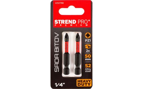 Bit Strend Pro Premium Pozidriv, PZ 1, bal. 2 ks