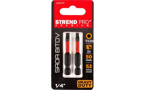 Bit Strend Pro Premium Torx, T 20, bal. 2 ks