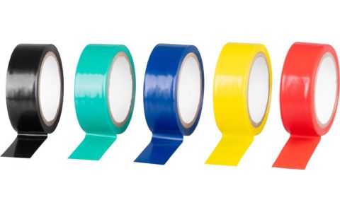 Páska Strend Pro, 19 mm, L-5 m, PVC, max. 80°C, 600V, izolačná, rôzne farby, lepiaca, bal. 5 ks