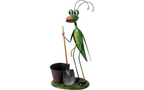 Dekorácia MagicHome Mecco, Modlivka, plech, 26x15x52 cm