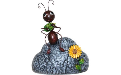 Dekorácia MagicHome Mecco, Mravec, plech, 24x15x30 cm