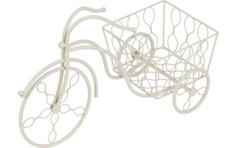 Dekorácia MagicHome Mecco, Stojan na kvetináč, bicykel, 52x22x32 cm