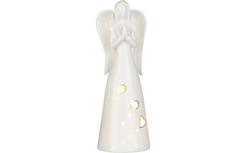 Dekorácia MagicHome Vianoce, Anjel, LED, 9x9.3x26 cm