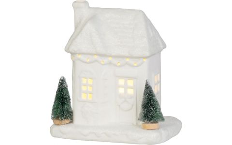 Dekorácia MagicHome Vianoce, Dom, LED, 9x15x17 cm