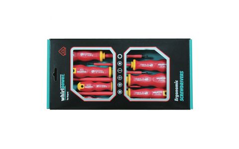 Sada skrutkovačov Whirlpower® 102-306, elektrikárska, 6 dielna, VDE 1000, Ergonomic