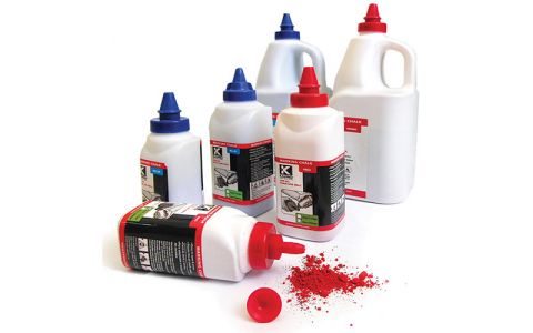 Púder KAPRO® 222 226 g, murársky značkovací prášok, červený