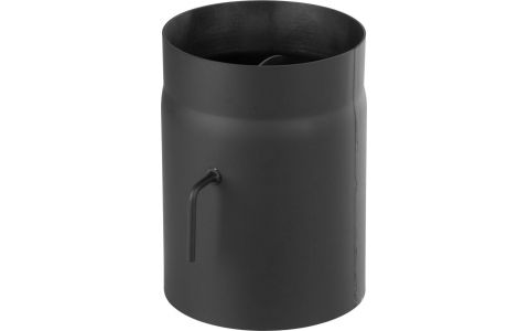 Rúra HS K0250/130/1,5 mm, s klapkou, krátke ťahlo, dymovod, oceľová hrubostenná dymová rúra