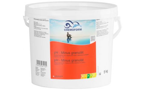 Prípravok do bazéna Chemoform 0811, pH mínus, granulát, bal. 5 kg