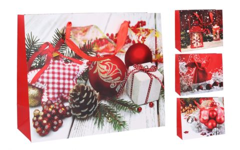 Vianočná darčeková taška32x26x10cm