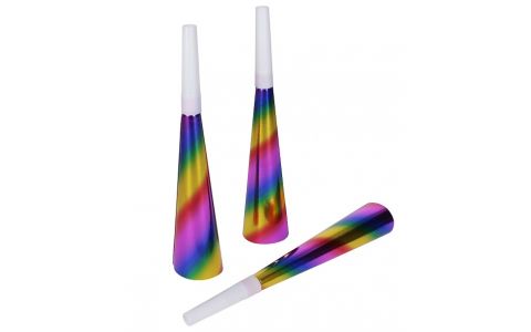 Trúbka párty dúha 6ks