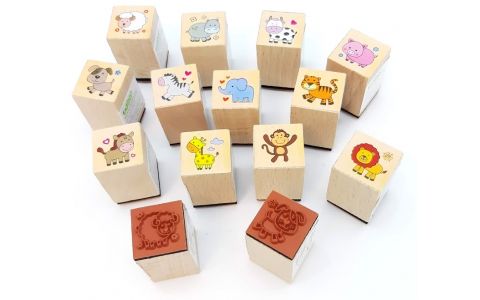 Drevená pečiatka zvieratko 3cm