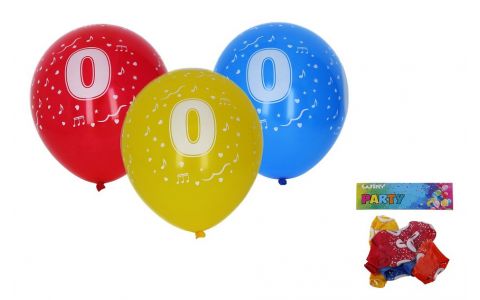 Balóny s číslom 0./5ks