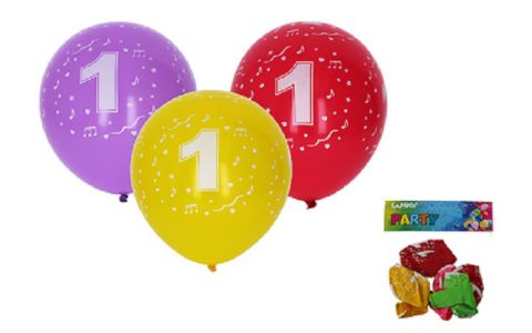 Balóny s číslom 1./5ks
