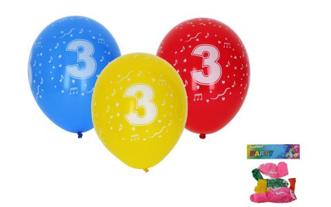 Balóny s číslom 3./5ks
