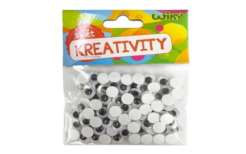 Kreativity Pohyblivé oči 10mm/100ks