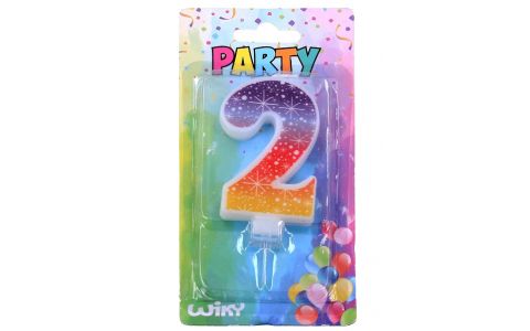 Tortová sviečka s hviezdami č.2