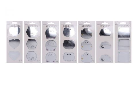 Nálepky zrkadlové mix