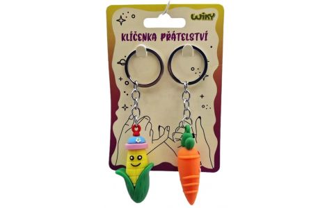 Kľúčenka priateľstva zelenina 2ks