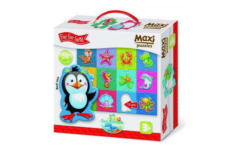Far far land Maxi Puzzle Morské zvieratká 24ks