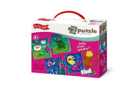 Far far land Puzzle vzdelávacie/zvieratká 10ks Far far land Puzzle vzdelávacie/zvieratká 10ks