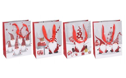 Vianočná darčeková taška 18x23x8cm