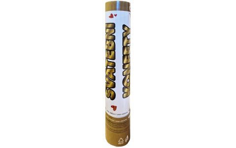 Konfety svadobné vystreľovacie 28cm