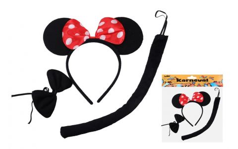 Karnevalový set Čierna myška