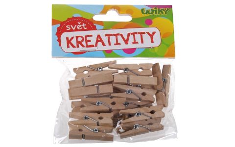 Štipce drevené 2,5cm 25ks